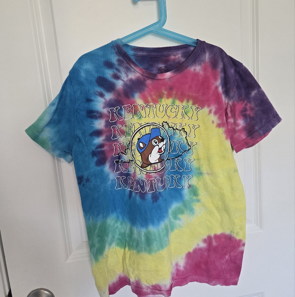 Buc-ee's (Gas Stations) Colorful Tie-Dye Kids T-Shirt Size